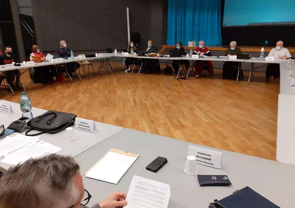 Premier Conseil municipal de Chancelade 2021