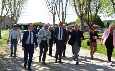 Sébastien LAMONTAGNE en visite à Chancelade