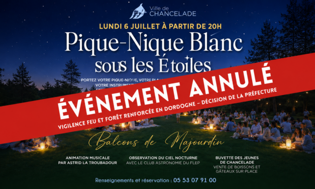 ❌ Annulation du Pique-Nique Blanc